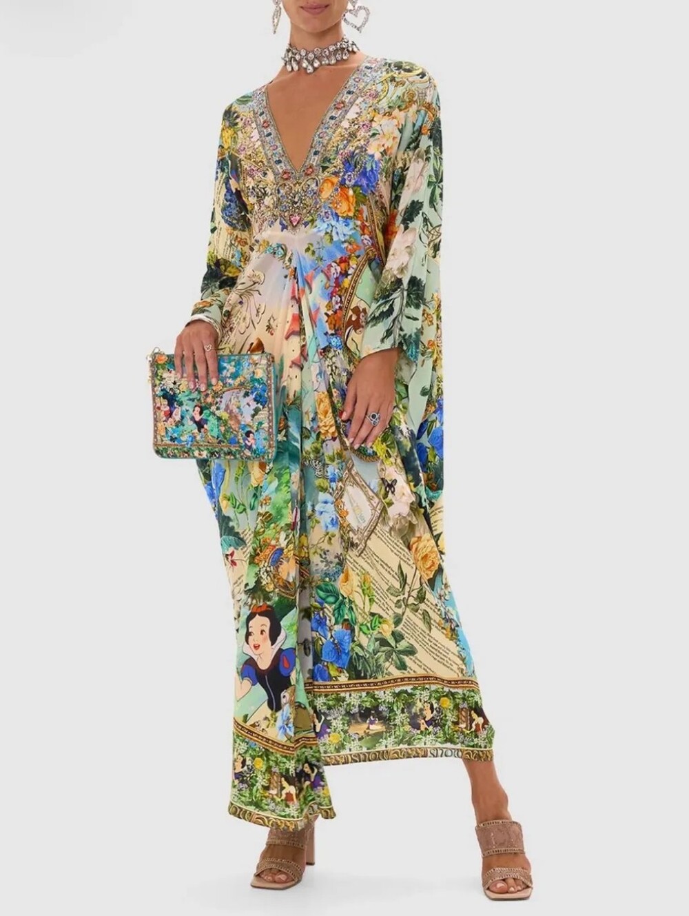 Camilla T Shape Long Kaftan - The Kindest One Of All